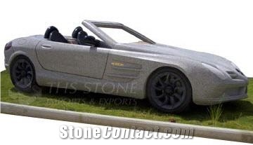 Granite Car Memorial Sculpture