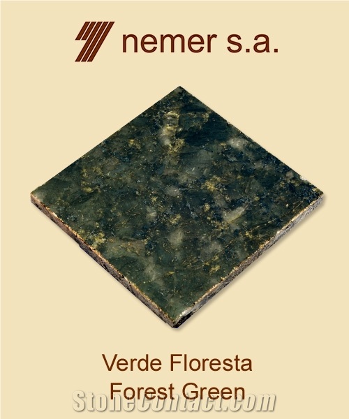 Brazil Forest Green Granite Slabs & Tiles