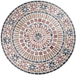 Travertine Mosaic Medallion