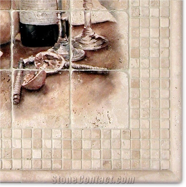 Beige Travertine Mosaics