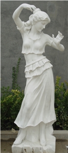 White Marble Statue,Human Sculpture