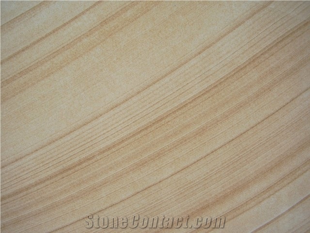 China Wooden Sandstone Slabs & Tiles, China Beige Sandstone