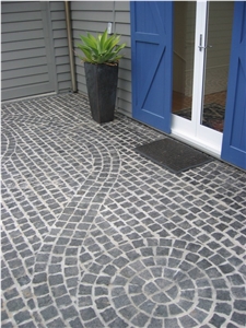 Pacific Granite Black Cobblestone