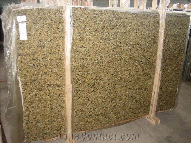 New Venetian Gold Granite Slabs, Brazil Yellow Granite