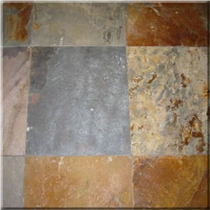 Multicolor Floor Slate Slabs & Tiles Multicolor Floor Slate Slabs & Tiles