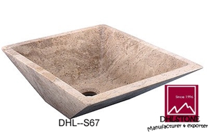 Brown Travertine Sinks