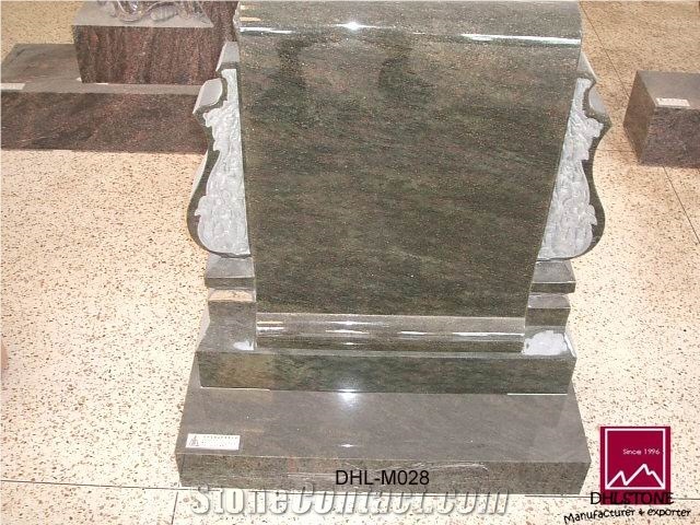 Green Granite Monument & Tombstone Dhl-M028