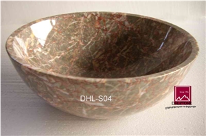 Red Agate Marble Sinks