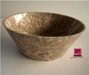 Red Agate Marble Sinks