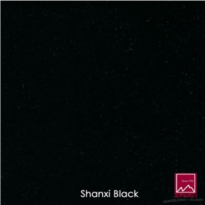 Shanxi Black Granite Slabs & Tiles, China Black Granite