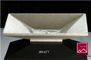 White Marble Square Sinks White Marble Square Sinks