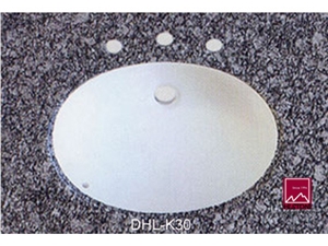 White Wave Granite Kitchen Vanity Top Dhl-K30