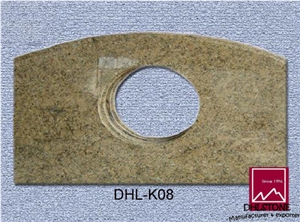 Yellow Granite Vanity Top Dhl-K08