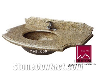 Yellow Granite Vanity Top Dhl-K28