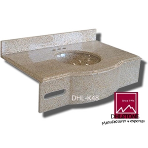 Yellow Granite Vanity Top Dhl-K48