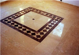 Travertine Mosaic Medallion