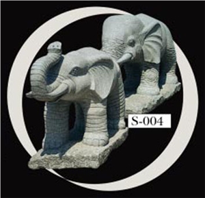 Grey Granite Carving,Animal Sculpture