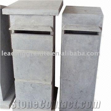 China Blue Stone Mailbox