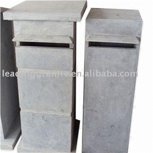 China Blue Stone Mailbox