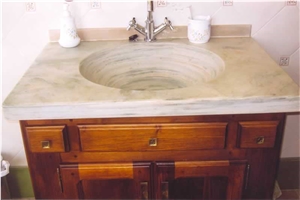 White Marble Vanity Top