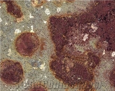 Muliticolor Red Slate Slabs & Tiles