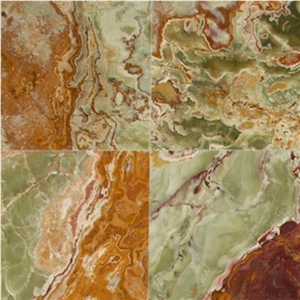 Multicolor Green Onyx Slabs & Tiles, Pakistan Green Onyx