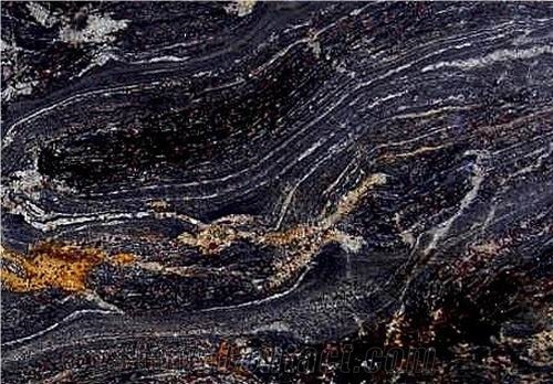 Giallo Burgundy Granite Slabs & Tiles