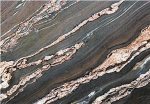Snake Brown Granite Slabs & Tiles, Brazil Brown Granite