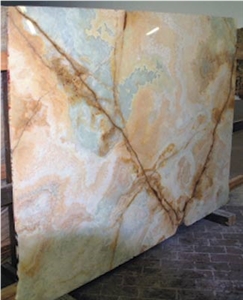 Turquoise Blue Onyx Slab