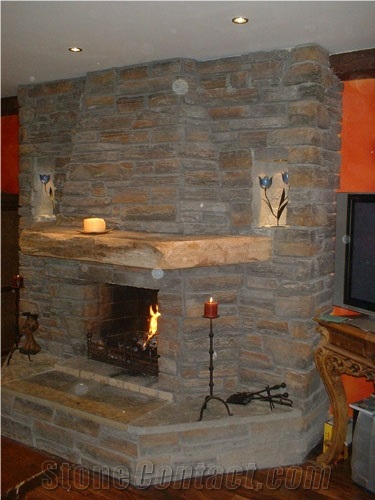 Slate Fireplace