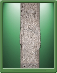 Grey Granite Statue