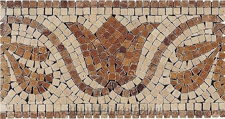Travertine Mosaic Borders