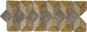 Travertine Mosaic Border