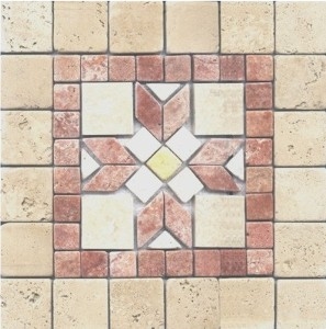 Travertine Mosaic Pattern Travertine Mosaic Pattern