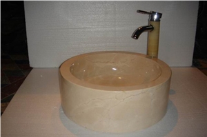 Sink in Botticino Rosa