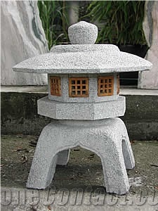 Grey Granite Japanese Lanterns