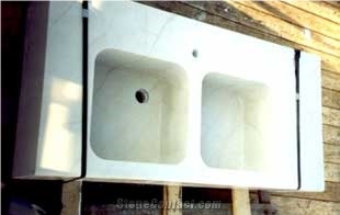 White Marble Sink