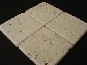 Tumbled Beige Travertine Paving Tile