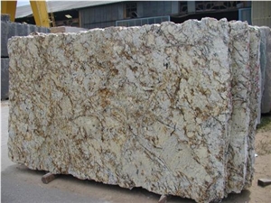 Golden Silver Granite Slabs & Tiles, Brazil Yellow Granite