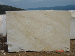 Golden Spider Marble Block, Greece Yellow Marble