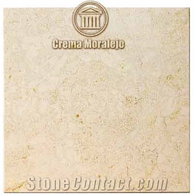 Crema Moralejo Limestone Tiles, Slabs