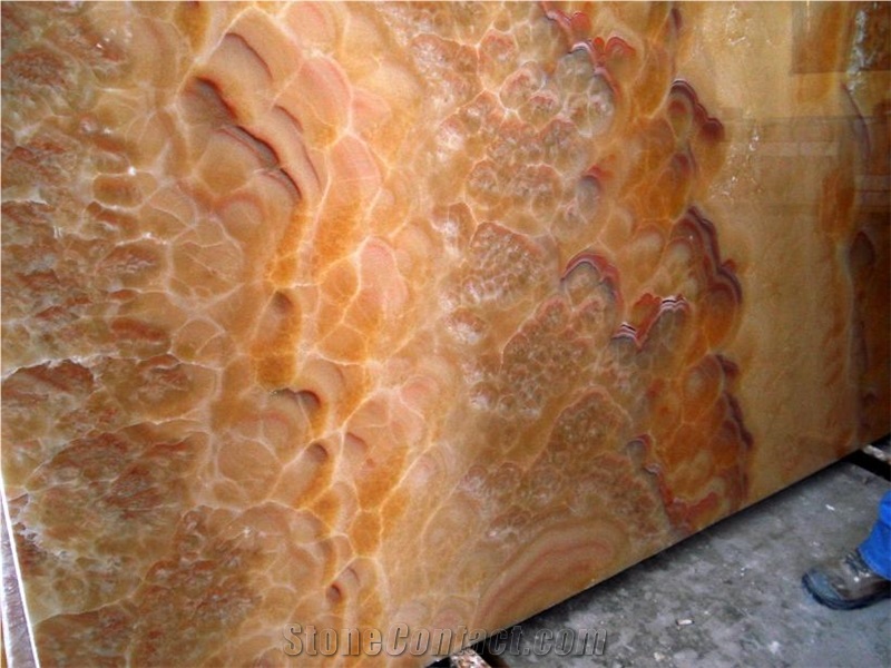 Pinneaple Onyx Slab, Mexico Yellow Onyx