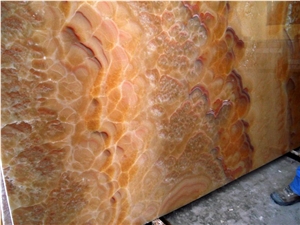 Pinneaple Onyx Slab, Mexico Yellow Onyx
