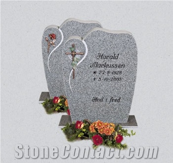 Grey Granite Tombstones & Monuments