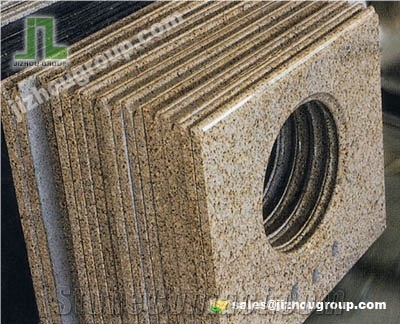 Countertop,vanity Top, G682 Yellow Granite Vanity Top