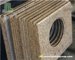 Countertop,vanity Top, G682 Yellow Granite Vanity Top