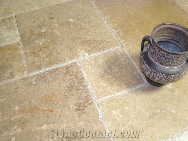 Elite Medium Travertine Tiles - Honed & Filled & C