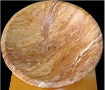 Travertino Rojo Travertine Sinks, Red Travertine Sinks