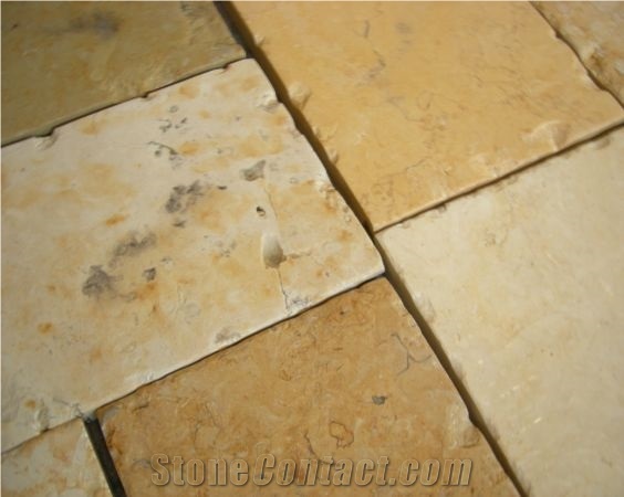 Antiquated Finished Jarusalem Stone Pattern, Jerusalem Gold Limestone Tile