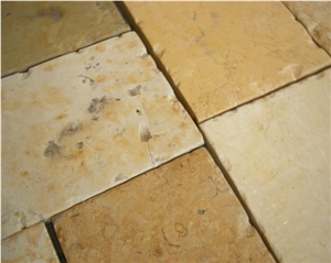 Antiquated Finished Jarusalem Stone Pattern, Jerusalem Gold Limestone Tile
